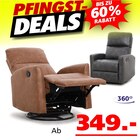 Aktuelles Monroe Sessel Angebot bei Seats and Sofas in Herne ab 349,00 €