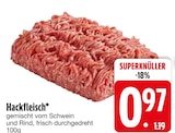 Aktuelles Hackfleisch Angebot bei EDEKA in Ingolstadt ab 0,97 €