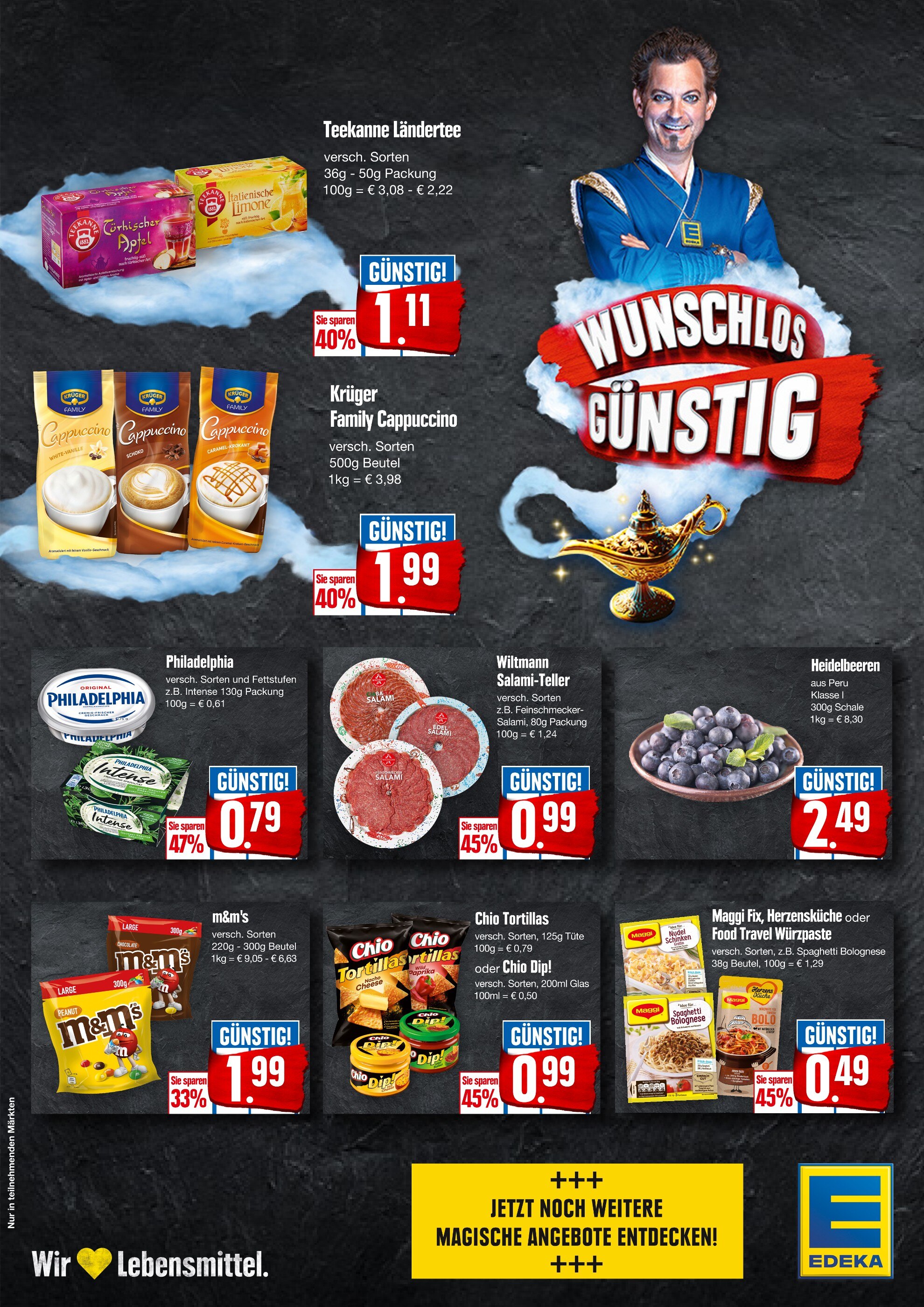 EDEKA Prospekt für Meppen mit 1 Seite EDEKA Prospekt für Meppen: "Wunschlos günstig", 1 Seite, 20.09.2021 - 25.09.2021