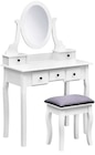Schminktisch mit Spiegel und Hocker im aktuellen porta Möbel Prospekt