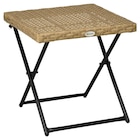 Outsunny Balkontisch natur Polyrattan B/H/L: ca. 40x40x40 cm für 31,49 € bei POCO im Angebot Outsunny Balkontisch natur Polyrattan B/H/L: ca. 40x40x40 cm im aktuellen POCO Prospekt