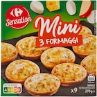 Mini Pizzas surgelées - CARREFOUR SENSATION en promo chez Carrefour Montreuil à 2,35 €