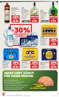 Wasser im Kaufland Prospekt "Hier bin ich richtig" mit 68 Seiten (Augsburg)