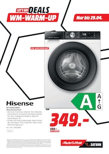 Waschmaschine im MediaMarkt Saturn Prospekt "LET'S GO! DEALS WM-WARM-UP" mit 20 Seiten (Gummersbach)