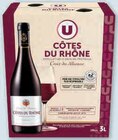 Côtes du Rhône AOP Rouge Croix des Alliances - U - Super U à Nemours Côtes du Rhône AOP Rouge Croix des Alliances - U en promo chez Super U Nemours à 8,64 €