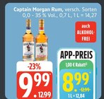 Rum Angebote von Captain Morgan bei EDEKA Neumünster für 8,99 €