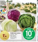 Promo Foire aux choux à 1,39 € dans le catalogue Intermarché à Râches