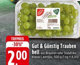 Trauben hell Angebote von Gut & Günstig bei E center Trier für 2,00 €