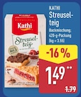 Streuselteig von Kathi für 1,49 € bei ALDI Nord im Angebot Streuselteig von Kathi im aktuellen ALDI Nord Prospekt