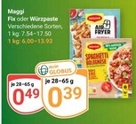 Fix Angebote von Maggi bei GLOBUS Neustadt für 0,39 €