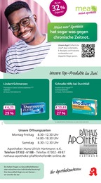 Aktueller mea - meine apotheke Apotheken Prospekt für Pfaffenhofen: Unsere Juni-Angebote mit 4} Seiten, 01.06.2025 - 30.06.2025