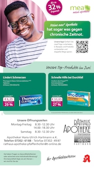 Aktueller mea - meine apotheke Prospekt (Pfaffenhofen (Roth), 4 Seiten zum blättern mea - meine apotheke Prospekt Unsere Juni-Angebote mit 4 Seiten
