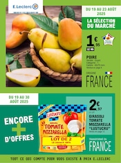 Prospectus Supermarchés E.Leclerc en cours à Lisle-sur-Tarn et alentours, "E.LECLERC", 24 pages, 19/08/2025 - 30/08/2025 Catalogue Supermarchés E.Leclerc en cours à Lisle-sur-Tarn et alentours, "E.LECLERC", 24 pages, 19/08/2025 - 30/08/2025
