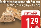 EDEKA Puderbach - Steinofenbaguette mit Saaten Angebot im Prospekt Steinofenbaguette mit Saaten bei EDEKA im Puderbach Prospekt für 1,29 €