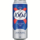 BIÈRE BLONDE - 1664 en promo chez Auchan Supermarché Chelles à 1,72 €