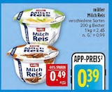 Milch Reis im Angebot bei Marktkauf in Altenburg Milch Reis Angebote von Müller bei Marktkauf Altenburg für 0,39 €