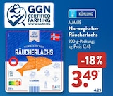 Norwegischer Räucherlachs im ALDI SÜD Prospekt Norwegischer Räucherlachs von ALMARE im aktuellen ALDI SÜD Prospekt für 3,49 €