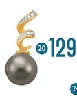 Promo pendentif perle de culture et diamant à 129,00 € dans le catalogue E.Leclerc à Éragny