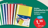 Schnellhefter PP von Stylex im aktuellen budni Prospekt für 1,99 €
