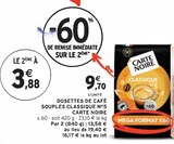 Dosettes de café souples classique n°5 à Intermarché dans Servas Dosettes de café souples classique n°5 à Intermarché dans Servas