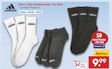 Sport- oder Sneakersocken im Angebot bei Netto Marken-Discount in Siegburg Sport- oder Sneakersocken Angebote von Adidas bei Netto Marken-Discount Siegburg für 9,99 €