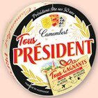 Camembert Pasteurisé - PRESIDENT - U Express à Poitiers Camembert Pasteurisé - PRESIDENT en promo chez U Express Poitiers à 0,74 €