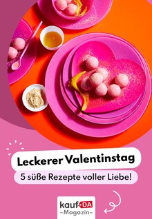 Rezepte Prospekt Valentinstag mit 1 Seite