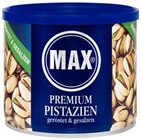 Premium Pistazien oder Premium Pistazienkerne Angebote von Max bei REWE Braunschweig für 3,99 €