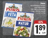 Original Feta im Angebot bei E center in Chemnitz Original Feta Angebote von Patros bei E center Chemnitz für 1,89 €