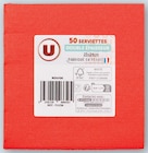 25% VERSÉS SUR ma carte U SUR TOUTE LA GAMME VAISSELLE JETABLE UNIE U - U en promo chez U Express Bordeaux
