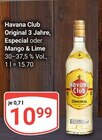 Aktuelle Havana Club Angebote bei GLOBUS in Pirmasens Aktuelles Original 3 Jahre, Especial oder Mango & Lime Angebot bei GLOBUS in Pirmasens ab 10,99 €