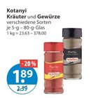 Bio Kräuter im V-Markt Prospekt Kräuter und Gewürze von Kotanyi im aktuellen V-Markt Prospekt für 1,89 €
