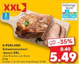 Aktuelle Schweinefleisch Angebote bei Kaufland in Hildesheim Aktuelles Schweinenacken/-kamm XXL Angebot bei Kaufland in Hildesheim ab 5,49 €