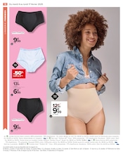 Promos Culotte Femme dans le catalogue "Les basiques c'est nous. La vie qui va avec, c'est vous." de Carrefour à la page 12