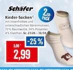 Kinder-Socken Angebote von Schäfer bei Kaufhaus Stolz Kiel für 2,99 €