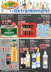 Aktueller TOP Getränke Discounter Prospekt in Steinhagen und Umgebung, "Aktuelle Angebote" mit 4 Seiten, 11.08.2025 - 16.08.2025