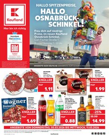 Coca Cola im Kaufland Prospekt "KNÜLLER" mit 76 Seiten (Osnabrück)