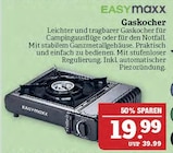 Gaskocher im Angebot bei Marktkauf in Schweinfurt Gaskocher Angebote von EASYmaxx bei Marktkauf Schweinfurt für 19,99 €