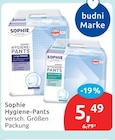 Hygiene-Pants Large von Sophie im aktuellen budni Prospekt