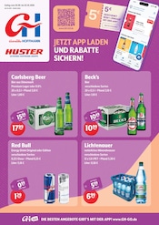 Huster Getränkemärkte Prospekt der aktuellen Woche mit 2 Seiten, gültig von 28.09.2026 bis 02.10.2026, in Mittweida und Umgebung Aktueller Huster Getränkemärkte Prospekt in Mittweida und Umgebung, "Aktuelle Angebote" mit 2 Seiten, 28.09.2026 - 02.10.2026