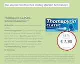 LINDA - Thomapyrin CLASSIC Schmerztabletten Angebot im Prospekt Thomapyrin CLASSIC Schmerztabletten bei LINDA im Prospekt "" für 5,99 €