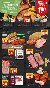 Rindfleisch im aktuellen REWE Prospekt (Essen) Rindfleisch im REWE Prospekt "Dein Markt" mit 30 Seiten (Essen)