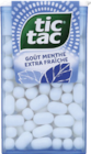 Bonbons à la menthe extra fraîche - TIC TAC en promo chez Monoprix Bonbons à la menthe extra fraîche - TIC TAC dans le catalogue Monoprix