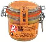 Foie gras de canard entier du Sud-Ouest Label Rouge - PATRIMOINE GOURMAND en promo chez Carrefour Sarcelles à 14,95 €