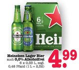 Aktuelles Heineken Lager Bier Angebot bei E center in Mannheim ab 4,99 €