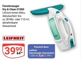 Fenstersauger Dry & Clean 51000 im Angebot bei GLOBUS in Siegen Fenstersauger Dry & Clean 51000 Angebote von Leifheit bei GLOBUS Siegen für 3,99 €