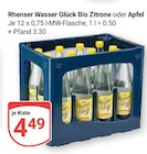 GLOBUS - Wasser Glück Bio Zitrone Angebot im Prospekt Wasser Glück Bio Zitrone bei GLOBUS im Prospekt "" für 4,49 €