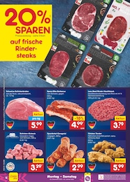Netto Marken-Discount Hackfleisch im Prospekt 