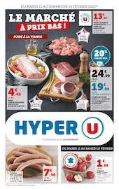 Catalogue Supermarchés Hyper U en cours à Saint-Loup-Lamairé et alentours, "LE MARCHÉ À PRIX BAS !", 8 pages, 11/02/2025 - 16/02/2025