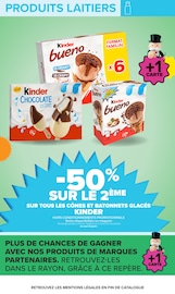 Promos Kinder dans le catalogue "LE MOIS MONOPOLY" de Carrefour Kinder en promo dans le catalogue Carrefour à la page 28